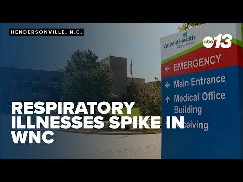 Respiratory illnesses spike in WNC