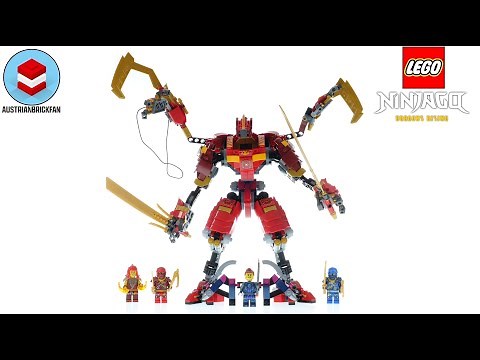 LEGO Ninjago 71812 Kai's Ninja Climber Mech – LEGO Speed Build Review