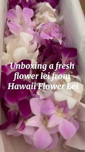 Unboxing a fresh flower lei from Hawaii Flower Lei #hawaiianlei #hawaiiflowerlei | Hawaii Flower Lei