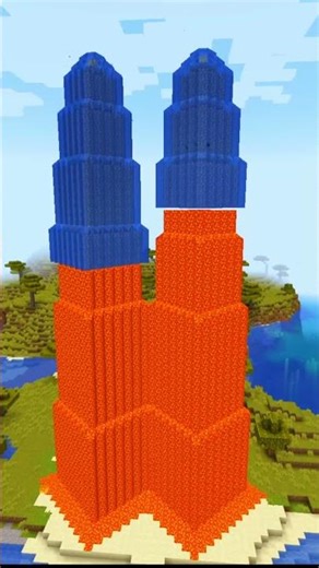 Minecraft Cobblestone Tower🤯 #minecraft #shorts #memes #shorts #gaming #PlayNest