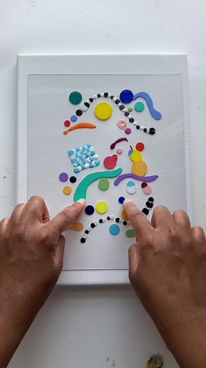Mesmerizing Abstract Dot Art Process