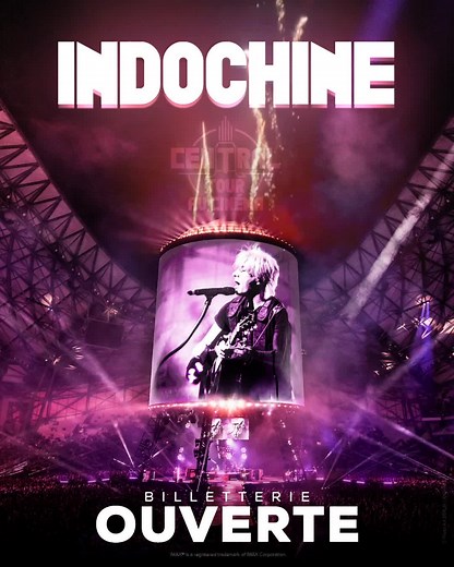 INDOCHINE - CENTRAL TOUR AU CINÉMA : les billets sont disponibles pour la séance événement (IMAX et STANDARD) du 24 novembre à 20h ! > Plusieurs centaines de salles participent désormais à l’événement partout en France, Belgique et Suisse, tous réseaux de salles de cinéma confondus ! Les cinémas ouvrent leur billetterie progressivement. > Réservez vos places sur www.indo.fr ! #CentralTour #CentralTourAuCinema - olidesat official - Boris Jardel - Pathé Live - Sony Music France - NRJ RADIO | Indoc