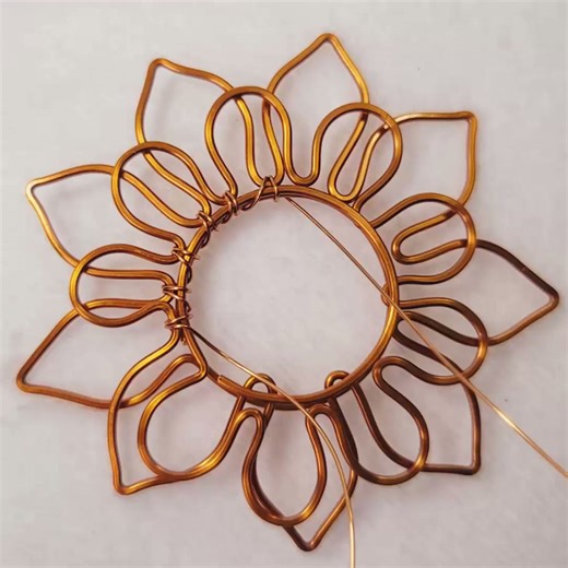 Flowers | Pendant | Wire wrap stones without holes | Round cabochon @LanAnhHandmade 815 #Shorts