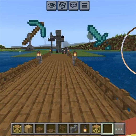 Minecraft How to build a Easy Bridge #Minecraft#