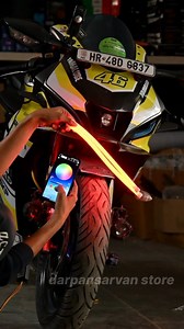 91K views · 2.2K reactions | RGB DRL Light Mobile App Control Universal Fit For All Bikes Available Now in Stock Order link- darpansarvanstore.com #drllights #r15m #r15mmodified #rgbdrl #rgblights #newreel #newproduct | Darpansarvan store | Facebook