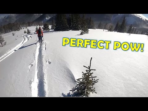 Perfect POWDER Skiing in the Backcountry!! (Berthoud Pass)