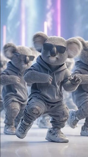 Dancing Koalas in Style 🐨🔥| 3D Animation Dance Hashtags:#KoalaDance #3DAnimation #DancingAnimals