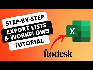 How to export a CSV of your subscribers | Flodesk Tutorial