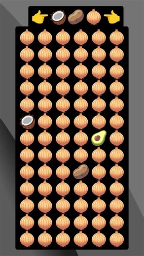 Find The Odd Emoji out!🧅🥥🥑🥔|#viralvideo #statusvideo