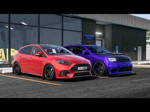 I Drove My Ford Focus RS To Go Fetch My New Jeep Grand Cherokee in BeamNG.Drive | I Fried The Engine