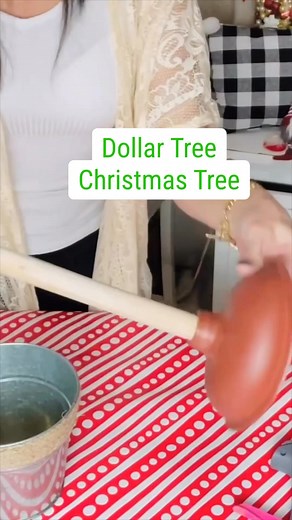 403K views · 2.8K reactions | Turning a simple plunger into a festive masterpiece—who knew DIY could be this cute? ✨ #DollarTreeDIY | Olivia's Romantic Home DIY | Facebook
