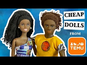 CHEAP BUDGET DOLLS from TEMU | Barbie type AA doll haul. Unboxing and Review