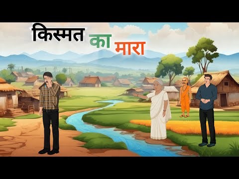 किस्मत का मारा 🥺 | Kismat ka mara: Hindi animated story 