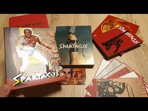 SPARTACUS 4K Blu-Ray Fullslip Steelbook Everything Blu Unboxing Stanley Kubrick Kirk Douglas Trumbo