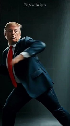Donald Trump Funny Dance 😂 | Most Hilarious Trump Dance Ever | Viral AI Cartoon#shorts
