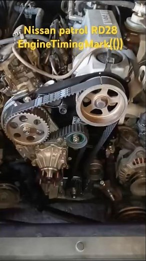 Timing Mark Nissan patrol RD28 Engine Timing