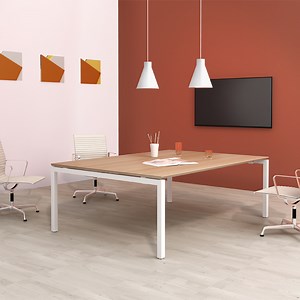 [Hot Item] Simple Design Square Conference Room Tables Wholesale Small Meeting Table