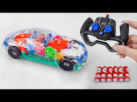 Unboxing RC Transparent Toy Car, RC NEXBOX 8 Wheel Stunt Car, RC 4WD Drift Stunt Twist