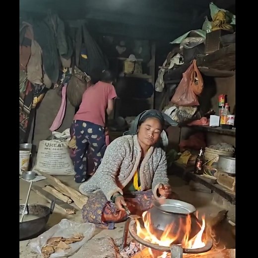 EP#1391-- Nepali Nomad Traditional Food Cooking by using primitive Cooking stuffs part 6 | Nepal Family