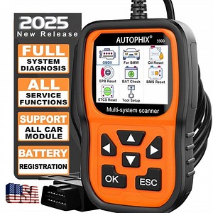 Autophix 5900 Car Scanner Fits for BMW MINI Roll-Royce All Systems Scan Tool OBD2 Scanner Car Code Reader EPB SAS Oil Reset Battery Registration Tool for BMW Automotive Diagnostic Tool