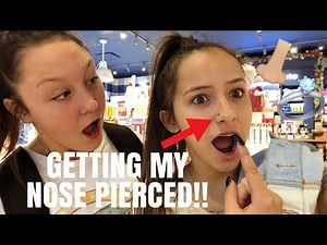 GETTING MY NOSE PIERCED! || Brooke Sanchez