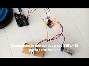 Commander un moteur pas à pas 28BYJ-48 par l’Arduino