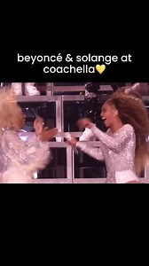 The best sister duo🥰🤞🏽💕 #beyonce #beyonceknowles #solange #solangeknowles #coachella #2018 #beychella #beyoncehomecoming #sisters #getmebodied #beyhive #reels #explorepage | Taya💕