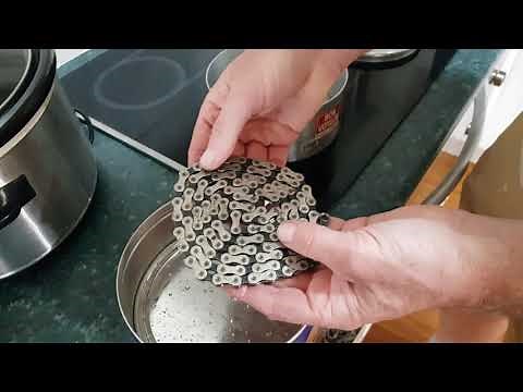 How to wax your bicycle chain using paraffin wax