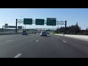 Port Everglades Expressway (Interstate 595 Exit 1) westbound