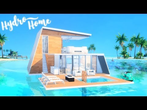 Hydro Home 🌊 🐬 | The Sims 4 Island Living | Speed Build | CC Free + Download Links