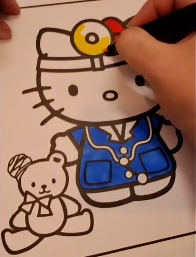 hello kitty coloring pages