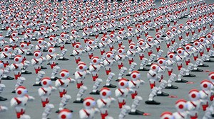 26K views · 116 reactions | in china over a thousand robots dance...
