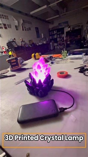 3D Printed Crystal Lamp
