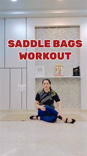 TrabhiYogaByMonika on Instagram: "Saddle Bags Workout #saddlebags"
