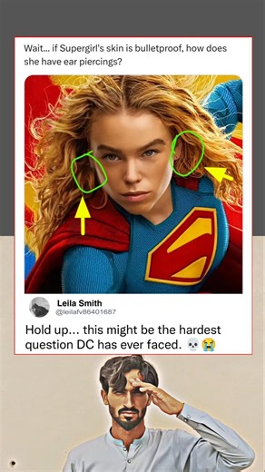 Supergirl’s Earrings Exposed 😱 James Gunn Finally Explained This #supergirl