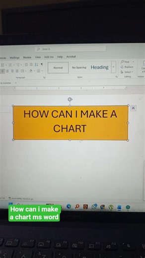 how can I make chart MS Word #windows #msword #microsoft #computer #officeinsiders #microsoftoffice