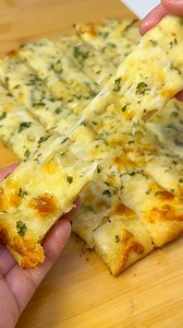 2M views · 20K reactions | Cheesy Garlic Breadstick | Easy No knead bread dough #recipe #baking @ Yeast Mode | Yeast Mode | Facebook