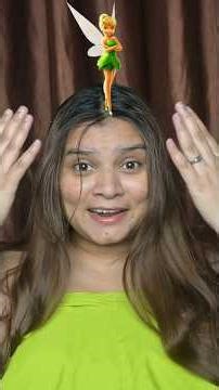 Tinker Bell Makeup challange 😱||#makeup #thesastamakeup #funny #shorts