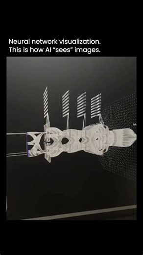 Artificial Intelligence | ChatGPT | Technology on Instagram: "This visualization shows how a neural network actually learns, not just how it makes a prediction. First, data moves forward through the network. This is called forward propagation. The input image is broken down into numbers, passed layer by layer, and turned into an initial guess. Early layers look for simple patterns like edges and curves, while deeper layers combine those signals into more meaningful shapes. Then the direction rev