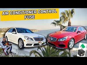 MERCEDES W212 E CLASS AIR CONDITIONER CONTROL, AC CONTROL FUSE E350 E400 E250 E200 E220 E250 CDI BLU