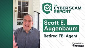 What would you do if a family member received an email or phone call from their antivirus company stating there was a problem? Retired FBI Special Agent, Scott Augenbaum tells a real-life story of a lady who received that call...📲 | PC Matic