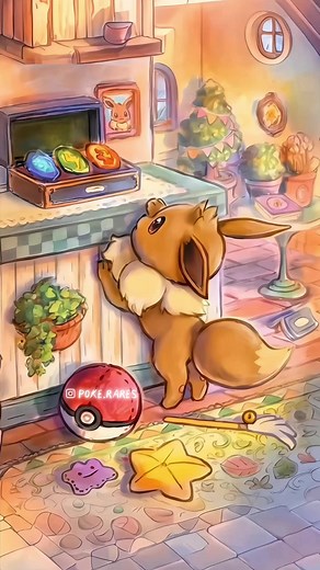 Eevee Animations and 4K Wallpapers from PTCGP