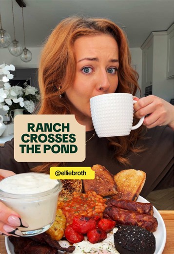 the tournament 🏆🌍⚽️ got everyone obsessed with ranch… so naturally we had @ellie b put it to the test 🏴󠁧󠁢󠁥󠁮󠁧󠁿