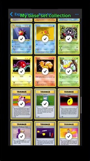 My base set collection #pokemon #pokemoncards #cardpokemon