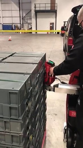 54 seconds. To strap a pallet twice with ErgoPack mobile pallet strapping technology.