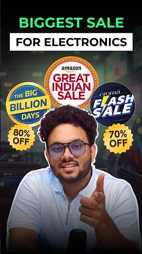 Biggest Electronics Sales 2025 Amazon, Flipkart, Croma deals up to 70%off