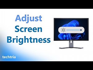 How to Adjust Screen Brightness in Windows 11