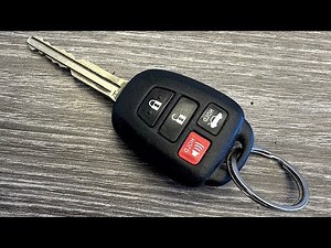 How to change Toyota Corolla Key Fob Battery Replacement (2014 - 2021)
