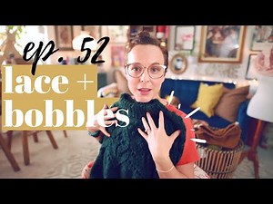 Knitting Podcast Episode 52 MAGNOLIA BLOOM SWEATER! 🌲🍂 #knittingpodcast