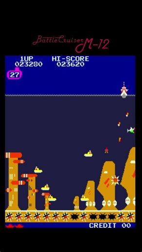 Battle Cruiser M-12 – 03 Classic Arcade Gameplay#shorts